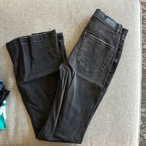 Express Black Flare & Wide Leg Jeans